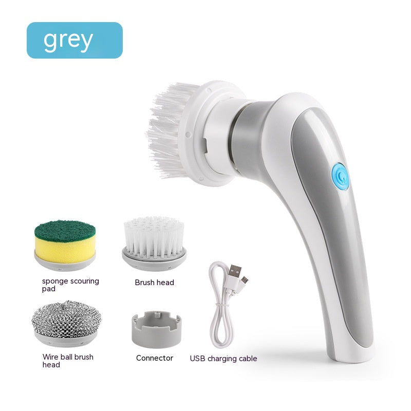Cordless Electric Cleaning Brush 4 in 1 Spinning Scrubbing Cordless