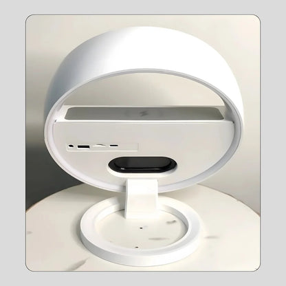 (50% OFF) NEW Gadget - Bluetooth Speaker - Watch & Mobile Wireless Charger - RGB Lighting - Clock & Alarm Table Lamp