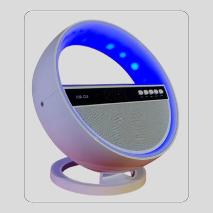 (50% OFF) NEW Gadget - Bluetooth Speaker - Watch & Mobile Wireless Charger - RGB Lighting - Clock & Alarm Table Lamp