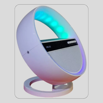 (50% OFF) NEW Gadget - Bluetooth Speaker - Watch & Mobile Wireless Charger - RGB Lighting - Clock & Alarm Table Lamp