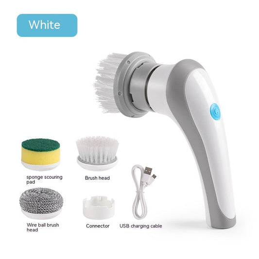 Cordless Electric Cleaning Brush 4 in 1 Spinning Scrubbing Cordless