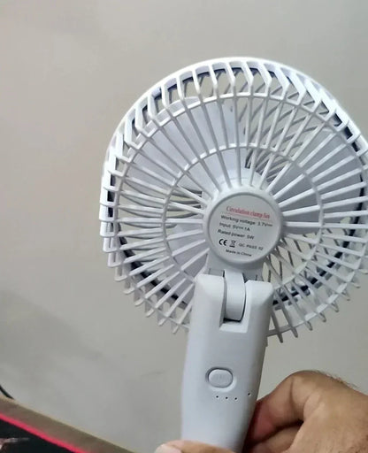 2 in 1 Reachargeable and Portable Table and Hand Fan