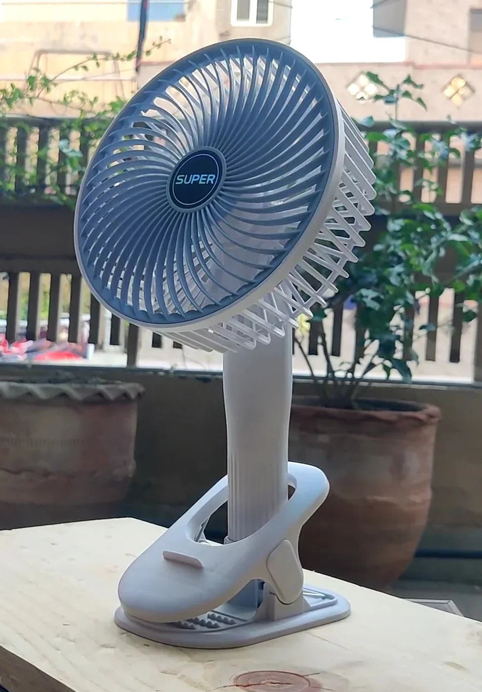 2 in 1 Reachargeable and Portable Table and Hand Fan