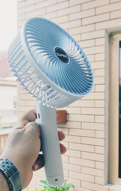 2 in 1 Reachargeable and Portable Table and Hand Fan