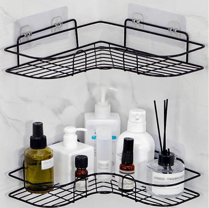 Bathroom Kitchen Corner Organizer SS Rack