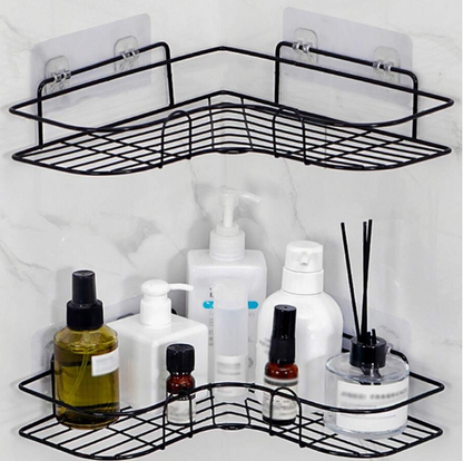 Bathroom Kitchen Corner Organizer SS Rack
