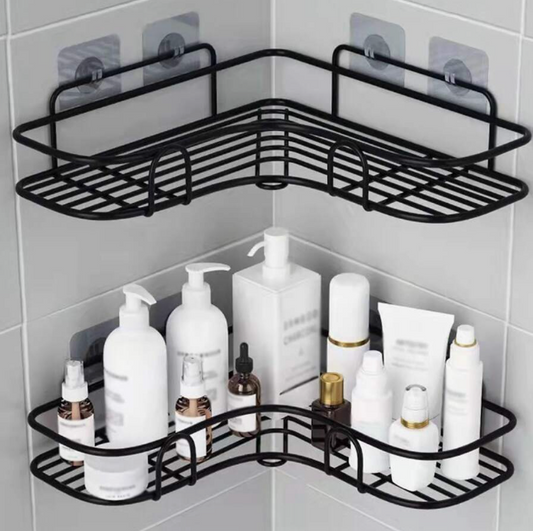 Bathroom Kitchen Corner Organizer SS Rack